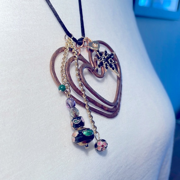 Jewelry - Cloisonné charm necklace #16